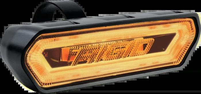 Rigid Industries Chase Series LED Tail Light – 2 x 7 in – Adjustable Tube Mount – Amber – Black – Rigid Logo