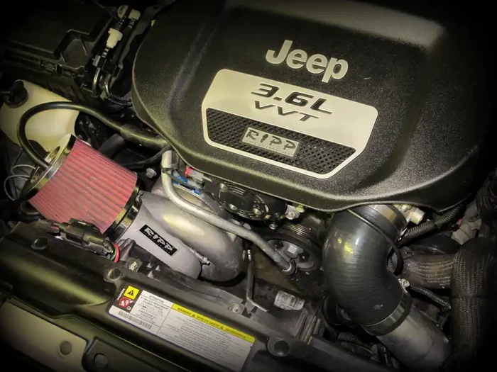 RIPP Superchargers 1214JK36SDS-A Supercharger Kit with Intercooler for 12-14 Jeep Wrangler JK with 3.6L Pentastar Engine & Automatic Transmission