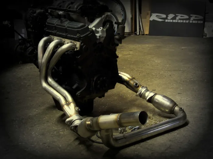 RIPP Superchargers 1JK38LTHDR1000HSH Long Tube Headers with Diablo Tuner & Hush Power Resonator for 07-11 Jeep Wrangler JK with 3.8L Engine