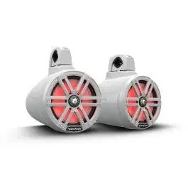 Rockford Fosgate White M2 8” Color Optix 2-Way Wake Tower Speakers 1″-3″ M2WL-8