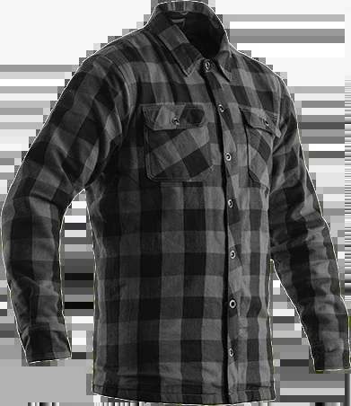 Rst 556-2115140 102115GRY2-40 KEVLAR LUMBERJACK CE SHIRT GREY CHECK TEXTILE SM