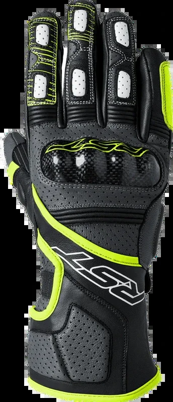 Rst 556-3179212 103179F.YEL-12 FULCRUM CE GLOVE GREY/FLO YELLOW/BLACK 2XL
