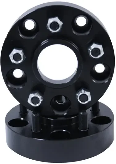 Rugged Ridge 15201.06 Billet Aluminum 1.375″ Wheel Conversion Spacers for 07-18 Jeep Wrangler JK with 5×5″ to 5×4.5″ Bolt Pattern