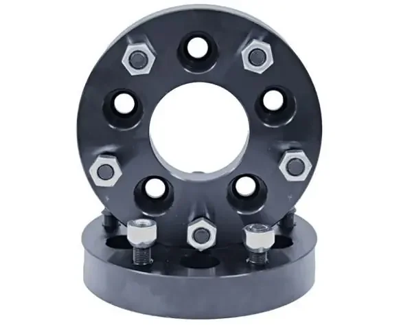 Rugged Ridge 15201.07 Billet Aluminum 1.375″ Wheel Conversion Spacers for 07-18 Jeep Wrangler JK with 5×5″ to 5×5.5″ Bolt Pattern