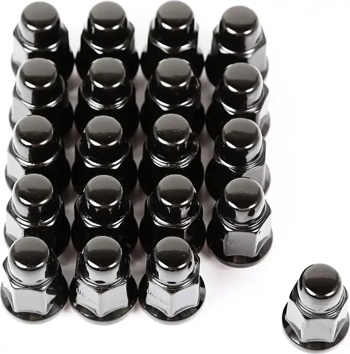 Rugged Ridge 16715.23 20 Piece Wheel Lug Set 1/2″x20 Thread in Black