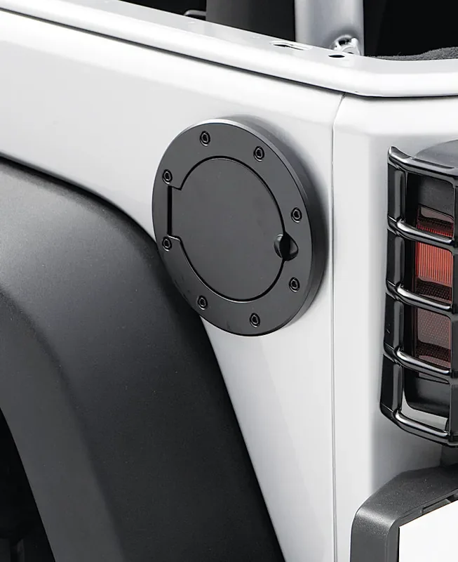 Rugged Ridge Stainless Steel Fuel Door for 07-18 Jeep Wrangler JK