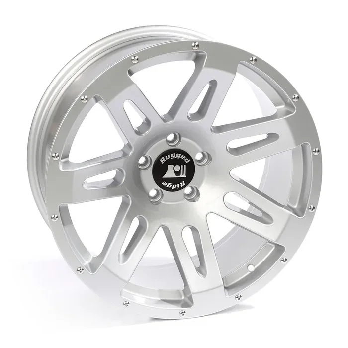 Rugged Ridge XHD Wheel for 07-20 Jeep Wrangler JL, JK & Gladiator JT 17×9 in Black for 07-26 Jeep Wrangler JK, JL & Gladiator JT
