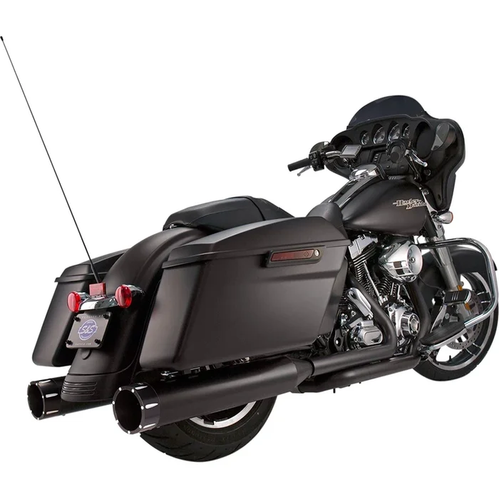 S&S Cycle Mufflers – Black – Black Tracer – Touring ’95-’16 550-0625