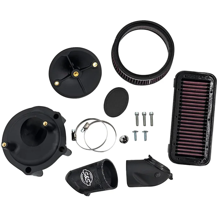 S&S Cycle Stealth Air Cleaner Kit without Cover for Indian 170-0828