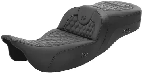 SADDLEMEN RoadSofa* Fits Seat – Honeycomb – Without Backrest – Extended Reach –