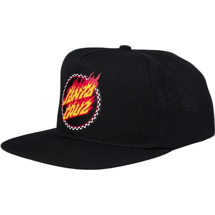 Santa Cruz Check Ringled Flamed Dot Men‘s Snapback Adjustable Hats