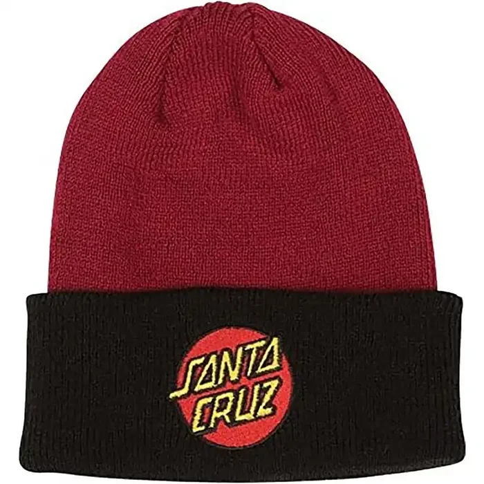 Santa Cruz Classic Dot Long Shoreman Adult Beanie Hats