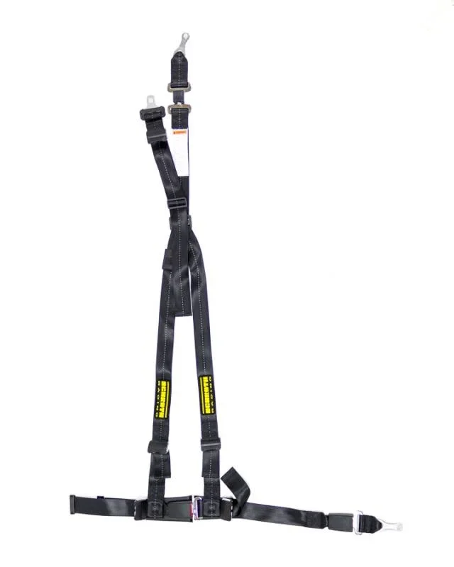 Schroth QuickFit Harness 4-Point Driver Side Buckle – DOT Approved – Black