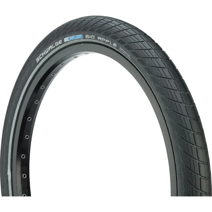 Schwalbe Big Apple Tire – 700 x 50, Clincher, Wire, Black/Reflective 11100429.01