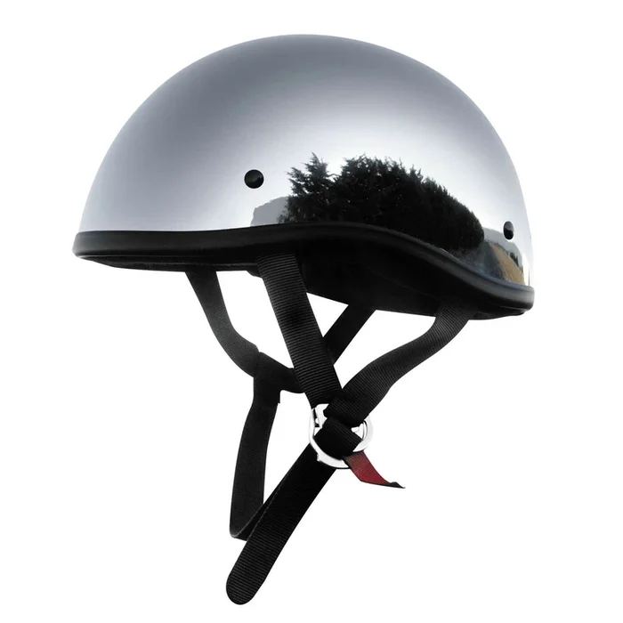 Skid Lid Helmets Original – Chrome Helmet – XSmall [MPN: U-70 CHR XS]