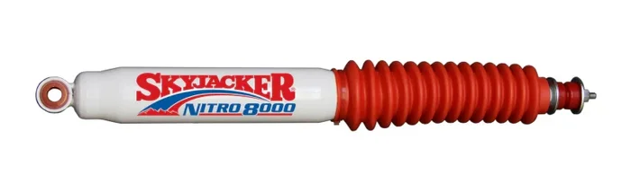 Skyjacker Nitro 8000 Twintube Shock – 17.42 in Compressed / 30.46 in Extended – 2.01 in OD – White Paint