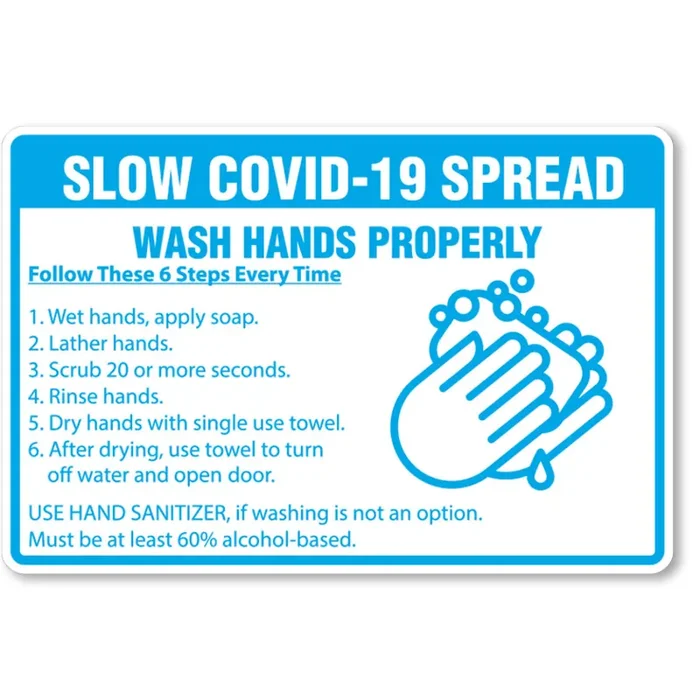 Slow Covid-19 Spread – Sign 12×18 in