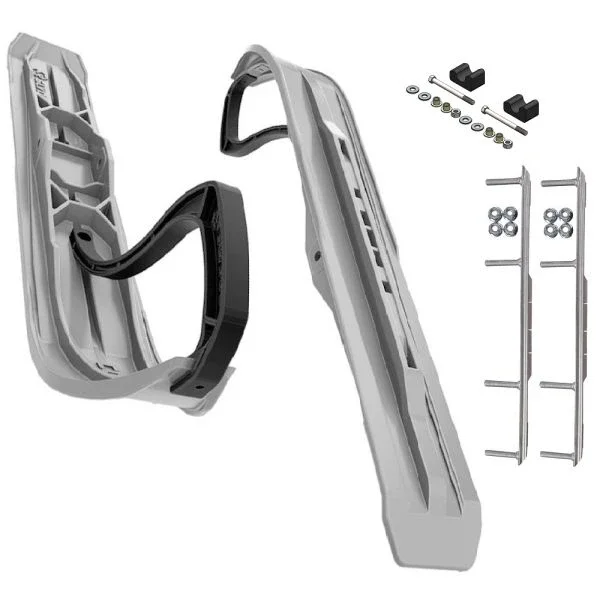 Slydog Command 6″ Gray Skis w/4.5″ Shaper Bar Complete Kit Polaris Fusion/IQ