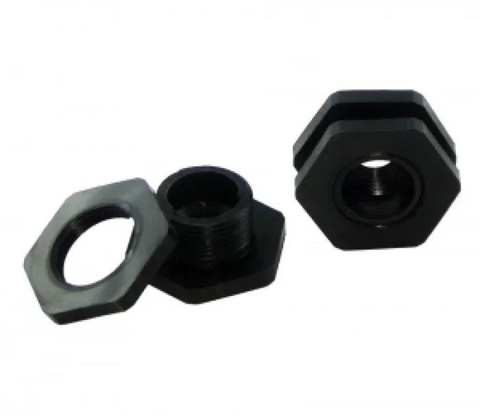 Snow Performance 1/8 ” NPT Female Threads Water Injection Nozzle Mounting Adapter Plastic Black 3/4 ” Hole Required – Snow Performance Nozzles