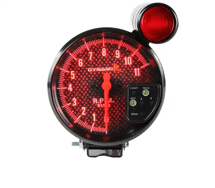 Spec-D Tuning 2 Inch Rpm Gauge – Black Frame RG-5DK02BKCF