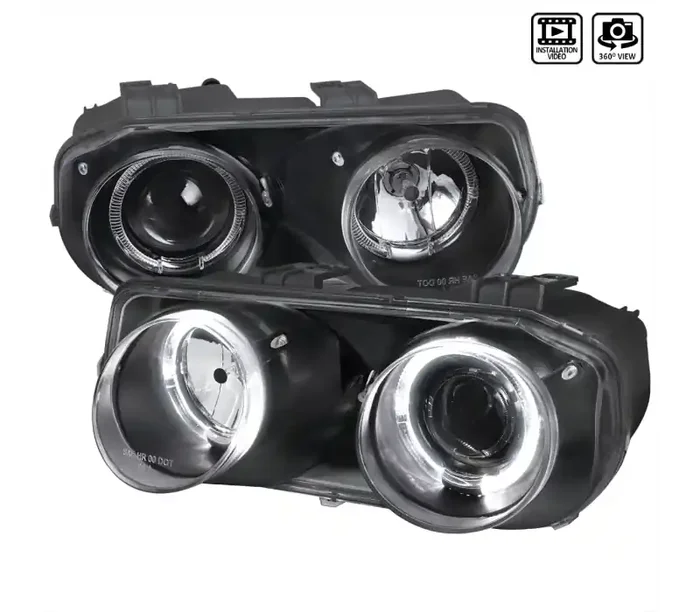 Spec-D Tuning Acura Integra Projector Headlights – Black LHP-INT94JM-EU