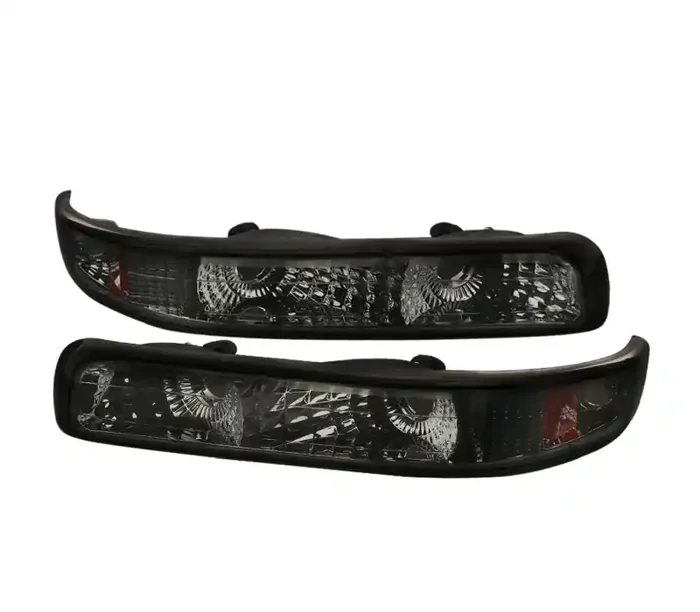Spec-D Tuning Chevrolet Silverado Smoked Bumper Lights 2LB-SIV99G-RS