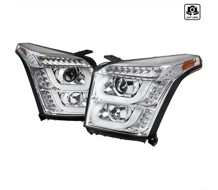 Spec-D Tuning GMC Yukon Projector Headlights – Chrome 2LHP-YUK15-TM