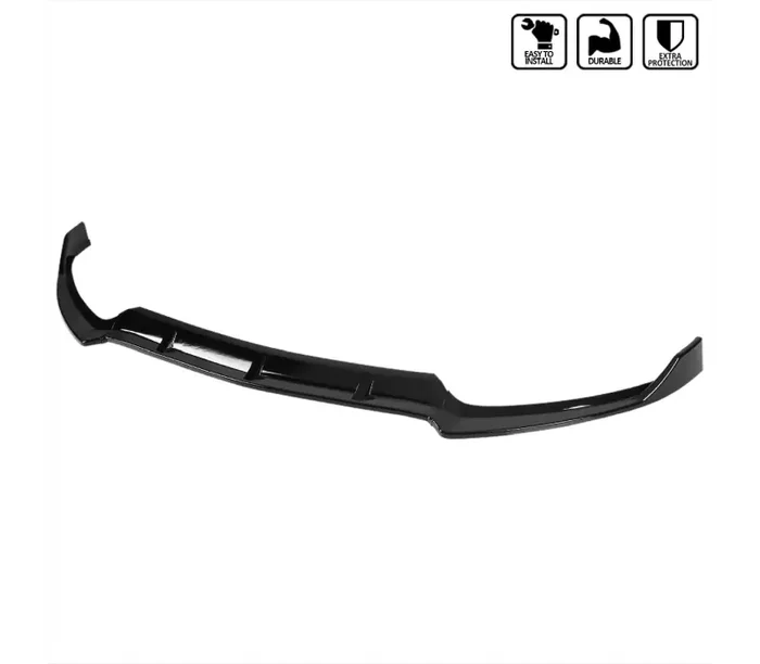 Spec-D Tuning Mercedes Benz W205 Front Bumper Lip – Glossy Black LPF-BW20515GB-AK