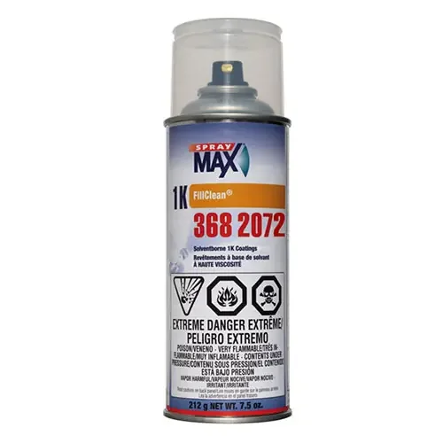 SprayMax 1K Empty FillClean® Solventborne Aerosol Can – Low Viscosity – 3682072