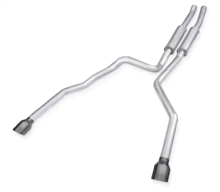 Stainless Works 2021 Ram TRX 6.2L Legend Catback w/ Black Chrome Tips RAM21CBLBC