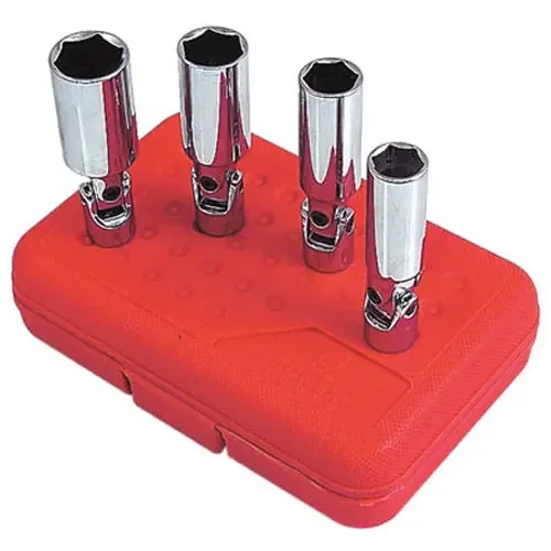 Sunex Tools 3/8″ Drive 4 Pc. Universal Spark Plug Socket Set – 8844
