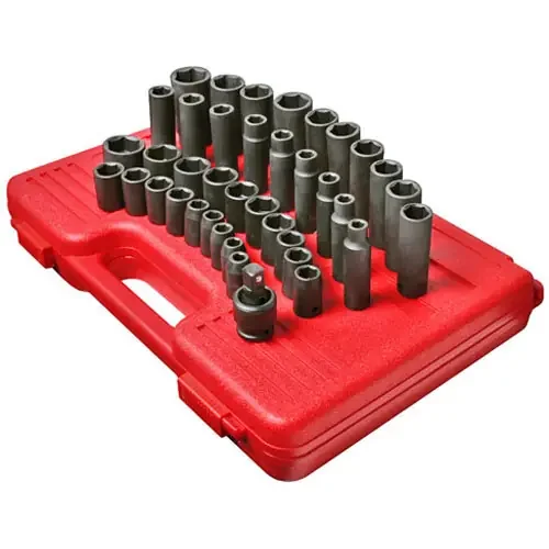 Sunex Tools 39 Piece 1/2″ Drive Metric Set – 2669