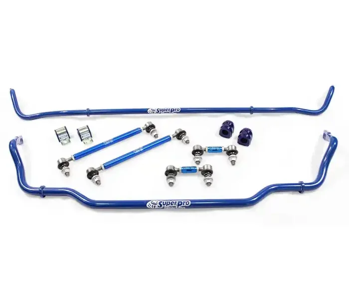 Superpro 2018 Kia Stinger Base Front / Rear 24mm F/18mm R Adjustable Sway Bar and Link Set RCSTING0100KIT