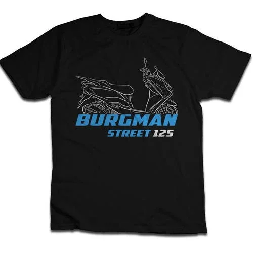 Suzuki Burgman Street 125 2018-2024 T-Shirt, Motorcycle Tee for Riders