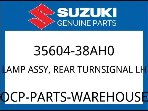 Suzuki OEM Part 35604-38AH0 LAMP ASSY,REAR TURNSIGNAL LH