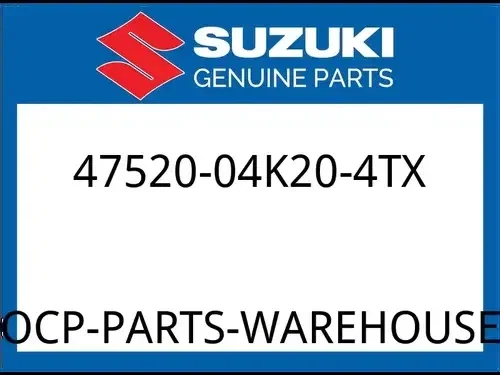 Suzuki OEM Part 47520-04K20-4TX COVER, FRAME BODY LH (BLACK)