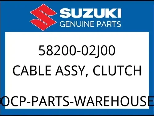 Suzuki OEM Part 58200-02J00 CABLE ASSY, CLUTCH