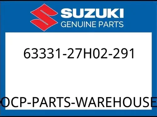 Suzuki OEM Part 63331-27H02-291 MUDGUARD,FOOTREST,R (BLACK)
