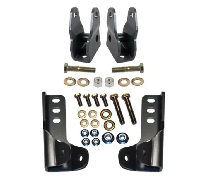 Synergy Mfg Synergy 07-18 Jeep Wrangler JK/JKU Front Lower Shock Extension Brackets 8015