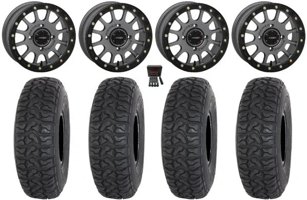 System 3 SB-5 14″ Wheels Grey 30″ Chicane LT Tires Polaris RZR XP 1000 / PRO XP / Ranger XP 900/1000