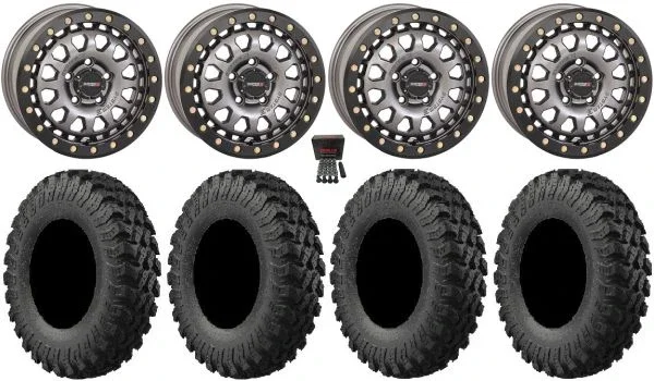 System 3 SB-6 15″ Wheels Gm (6+1) 32″ MotoRally Tires CFMoto UForce U10 Pro / U10 XL Pro / ZForce Z10 / Z10-4