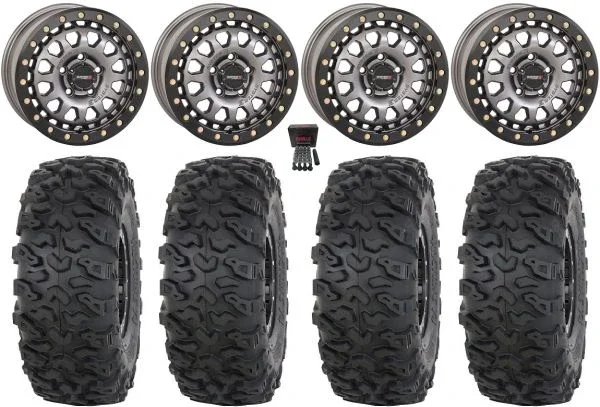 System 3 SB-6 15″ Wheels Gm (6+1) 33″ Roctane T4 Tires CFMoto UForce U10 Pro / U10 XL Pro / ZForce Z10 / Z10-4