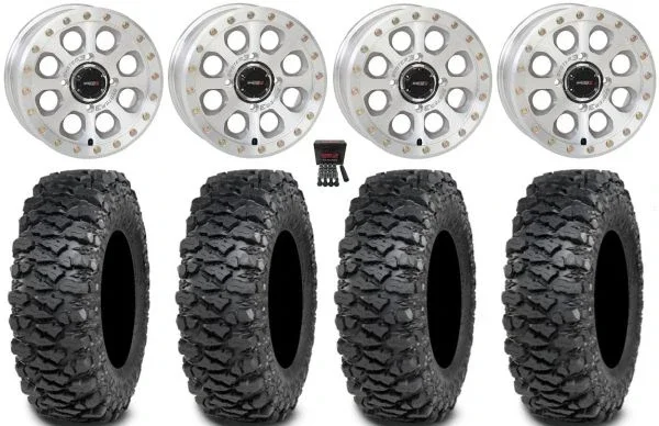 System 3 SB-7 15″ Wheels Mh (5+2) 30″ Savage XT Tires Kawasaki Mule Pro FXT KRX / Yamaha Wolverine RMAX / YXZ 2019+