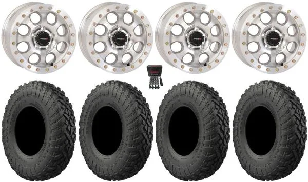 System 3 SB-7 15″ Wheels Mh 6+1 32″ Gripper T/R/K Tires Polaris RZR Turbo R & Pro R Ranger 1500 Xpedition