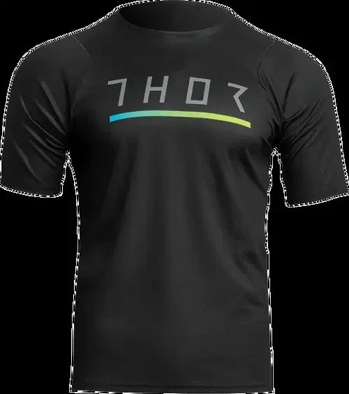 THOR Assist Fits Caliber Short-Sleeve Jersey – Black – Large 5120-0259