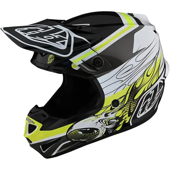 Troy Lee Designs SE4 Polyacrylite Skooly MIPS Youth Off-Road Helmets