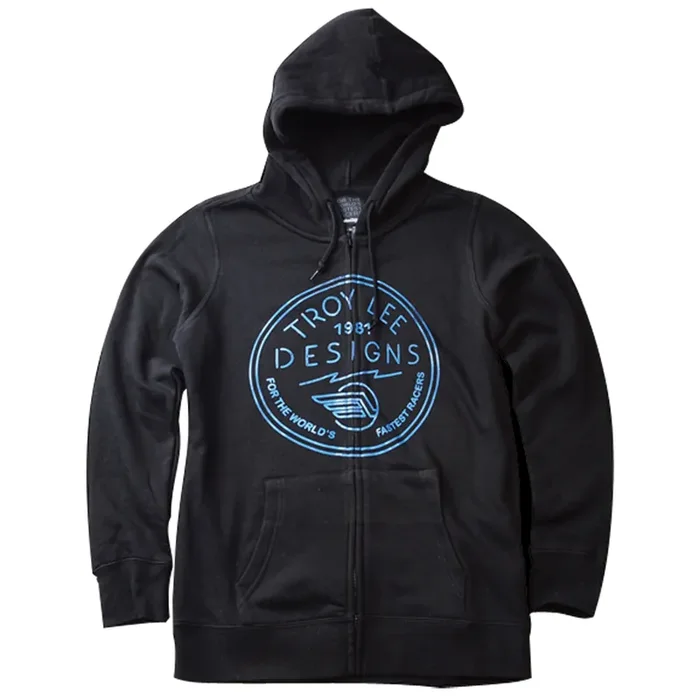 Troy Lee Designs Stamped Front Fleece Women‘s Hoody Zip Sweatshirts