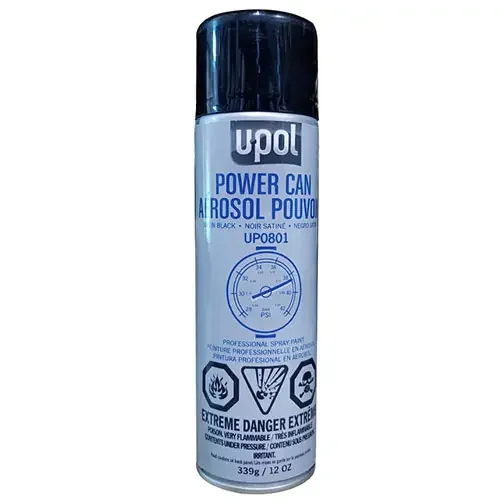 U-POL Power Can Trim Black, 500mL, Aerosol – UP0801