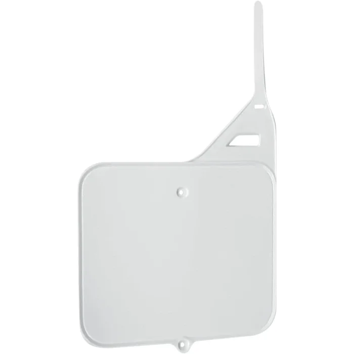 UFO Plastics Front Number Plate for Suzuki – White [MPN: SU02910041]