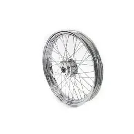 V-Twin 52-1211 Chrome 23″ Front Spoke Wheel 3/4″ Bearings Harley XL 00-03